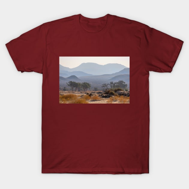 Namibia. Mountain Silhouettes. T-Shirt by vadim19